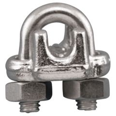 1/2" Type 316 Stainless Steel Heavy Duty Drop Forged Wire Rope Clip