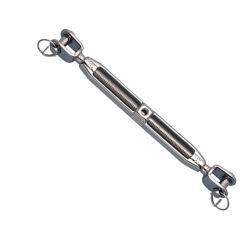 Cast Jaw & Jaw Turnbuckle 5/8"" x 8" - Type 316 Stainless Steel