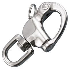 3.50" Stainless Pin Release Snap Shackle with Swivel Eye (WLL 1500 lbs)
