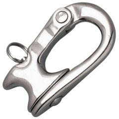 2.63" Stainless Pin Release Snap Shackle with Rope Mount