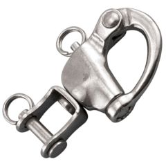 2.75" Stainless Pin Release Snap Shackle with Swivel Jaw (WLL 800 lbs)
