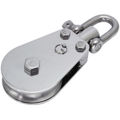 PULLPRO™ D Shackle Block for 1" Rope - Ball Bearing