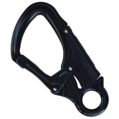 ProClimb Aluminum Snap Hook - 2-Stage Locking - Black