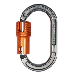 ProClimb I-Beamer Oval Aluminum Twist Lock Carabiner - Gray