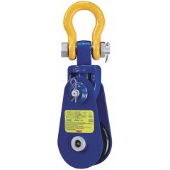 Yoke 8-501 Light Snatch Block with Shackle 2 Ton (3" Sheave, 8mm-10mm Wire Rope)