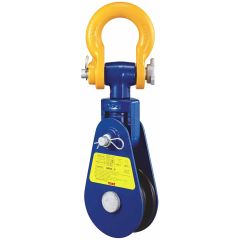 Yoke 8-501 Light Snatch Block with Shackle 8 Ton (14" Sheave, 16mm Wire Rope)