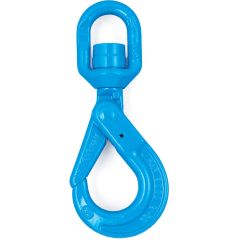 Yoke 1/2" Grade 100 Swivel Self-Locking Hook with Bearing (X-027N) (WLL 15,000 lbs)