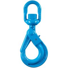 Yoke 1" Grade 100 Swivel Self-Locking Hook (X-027) (WLL 59,700 lbs)