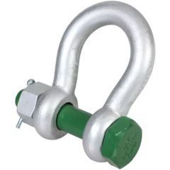 Green Pin 1-1/4" G-4163 Bolt Type Bow Shackle (WLL 12 ton)