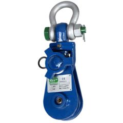 Green Pin P-6951 601S Snatch Block with Shackle 22 Ton (14" Sheave, 1-1/8" - 1-1/4" Wire Rope)