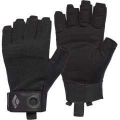 Black Diamond Crag Half-Finger Gloves - Small (Black)