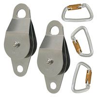 CMI 4:1 Mechanical Advantage Kit for 1/2" Rope - 2" Pulleys