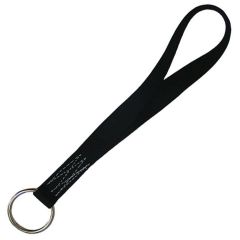 Buckingham 12" Accessory Strap with Ring - Black