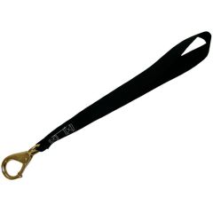 Buckingham 12" Accessory Strap with Snap - Black