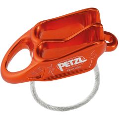 Petzl REVERSO Lightweight Belay / Rappel Device (Red-Orange)