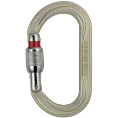 Petzl® Oxan Steel Carabiner - Screw Locking - Gold with Bright Gate (NFPA)