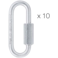 Petzl GO 8mm Wide Opening Quick Link (10-Pack)