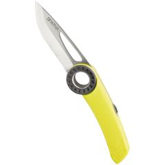 Petzl Spatha Knife with Carabiner Hole - Yellow