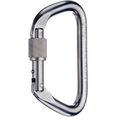 SMC Large Stainless Locking D Carabiner - Screw Locking