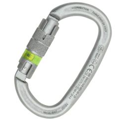 Kong I-Ovalone Aluminum Twist Lock Carabine With NFC Chip - 2-Stage Locking - Eco Finish