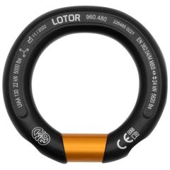 Kong Aluminum Lotor Ring 48mm x 45mm - Black/Orange