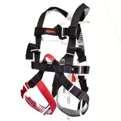 Robertson CRC500 Series Full Body Harness with Dorsal D-Ring - Small (18" - 30" Waist) (Red Belay Loop)