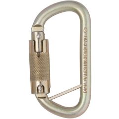 DMM 10mm Equal D Steel Carabiner with Captive Bar - 3-Stage Locking