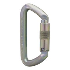 ISC Small Iron Wizard Steel Carabiner - 3-Stage Locking - Gold