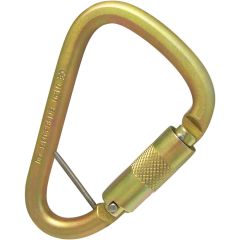 ISC KL202 Klettersteig Keylock Carabiner with Pin (3-Stage Locking) - Gold