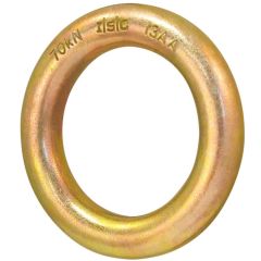 ISC RIN0013 Large Steel Ring 45mm x 70mm - Gold