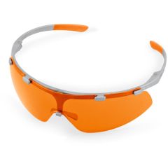 Stihl Advance Super Fit Safety Glasses (Orange Lens) - Gray/Orange Frame