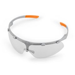 Stihl Advance Super Fit Safety Glasses (Clear Lens) - Gray/Orange Frame
