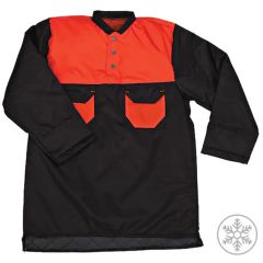 Stihl Woodcutter Winter Shirt (Large) - Hi-Vis Orange/Black