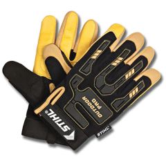 Stihl Outdoor Pro Gloves - Medium (Black/Yellow)