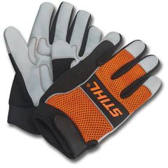 Stihl Meshback Gloves - Large (Orange/White/Black)