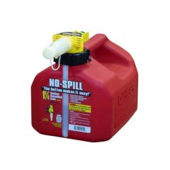 No-Spill 1-1/4 Gallon Red Gas Can