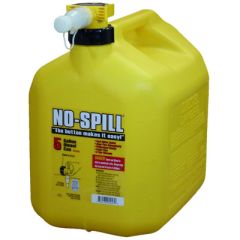 No-Spill 5 Gallon Yellow Gas Can