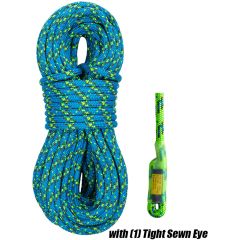 Sterling 12.5mm Blue Scion Climbing Rope with (1) Tight Sewn Eye - 120'