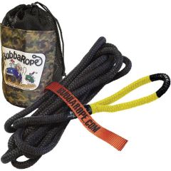 Bubba Rope Lil' Bubba ATV Recovery Rope 1/2" x 20' (Black/Yellow)