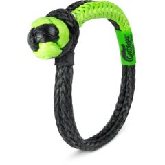 Bubba Rope 3/8" NexGen PRO Gator-Jaw® Synthetic Soft Shackle (Black/Green)