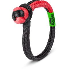 Bubba Rope 3/8" NexGen PRO Gator-Jaw® Synthetic Soft Shackle (Black/Red)