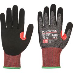 Portwest A672 CS Cut Resistant F13 Nitrile Gloves - Large