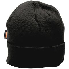 Portwest B013 Insulatex Lined Knit Hat - Black