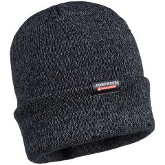 Portwest B026 Reflective Knit Hat - Black