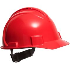 Portwest PW02 Safety Pro Cap Style Hard Hat - Red