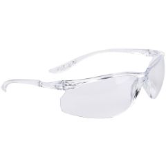 Portwest PW14 Lite Safety Glasses (Clear Lens) - Anti-Scratch, Anti-Fog
