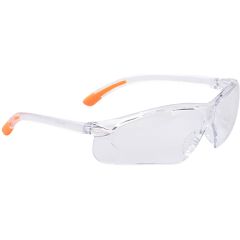 Portwest PW15 Fossa Safety Glasses (Clear Lens) - Anti-Scratch