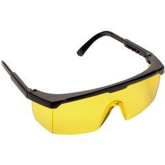 Portwest PW33 Classic Safety Glasses (Amber Lens) - Anti-Scratch