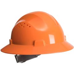 Portwest PW52 Premier Full Brim Vented Hard Hat - Orange