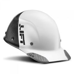 DAX FIFTY50 Carbon Fiber Hardhat Cap (White)